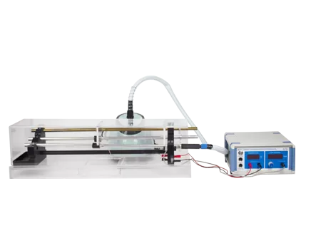 Experimento de coeficiente de expansión térmica de metal