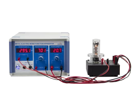 Experimento de función de trabajo eléctrico de metal