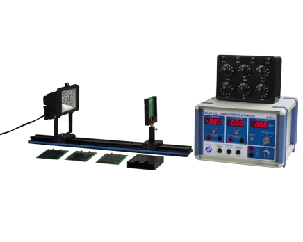 Aparato de prueba de características de células solares