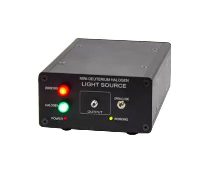 Mini fuente de luz de tungsteno deuterio