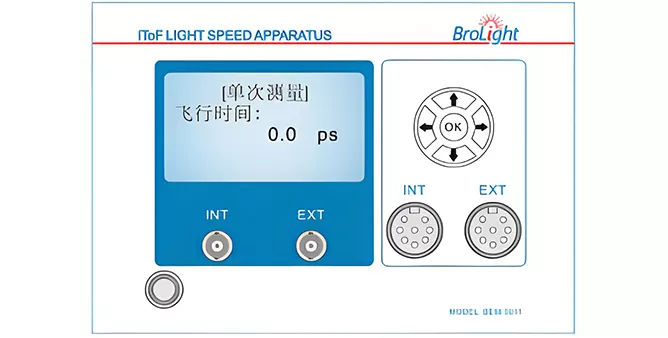 Typical Tada of iToF Light Speed Apparatus