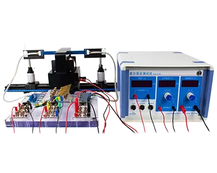 Aparato experimental de efecto Hall tipo P y N